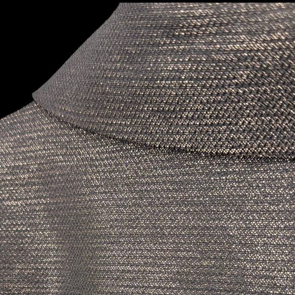 Le Suit Womens Blazer Jacket Sz 24W Gold Shimmer Going Out New Year Preppy - Picture 10 of 12